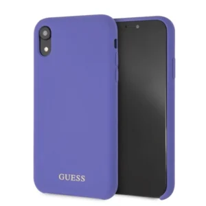 Guess Silicone iPhone Xr Case - Purpleeng