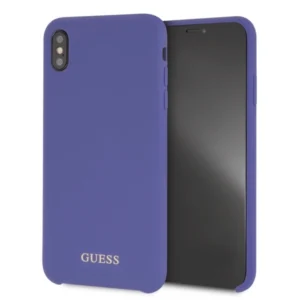 Guess Silicone iPhone Xs Max Case - Purpleeng