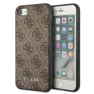 Guess 4G Metal Gold Logo Case for iPhone SE 2022 / 2020 / 7 / 8 - Browneng