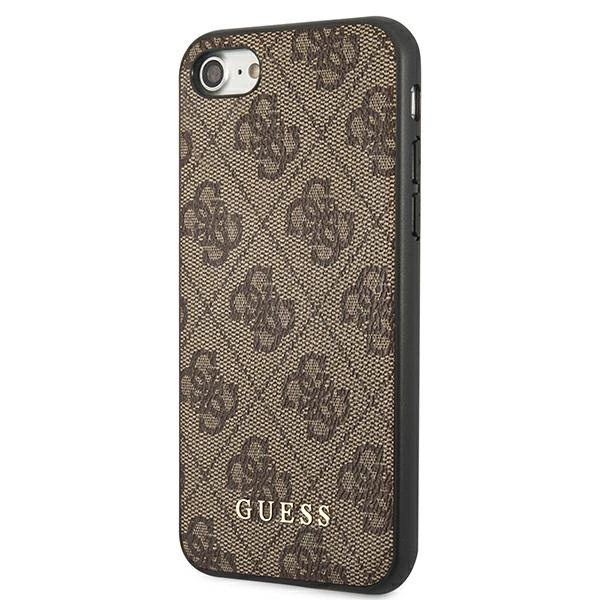 Guess 4G Metal Gold Logo Case for iPhone SE 2022 / 2020 / 7 / 8 - Browneng