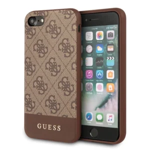 Guess 4G Stripe Collection case for iPhone 7 / 8 / SE 2020 / SE 2022 - browneng