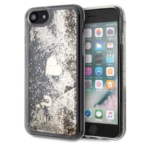 Guess Glitter Hearts Case for iPhone 7 / 8 / SE 2020 / SE 2022 - Goldeng