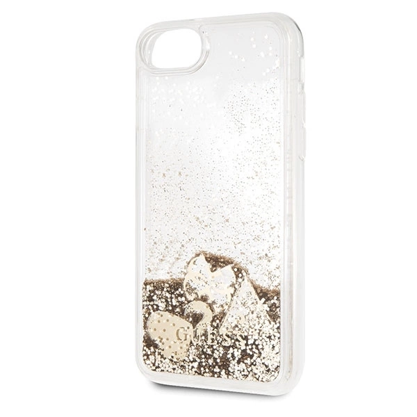Guess Glitter Hearts Case for iPhone 7 / 8 / SE 2020 / SE 2022 - Goldeng