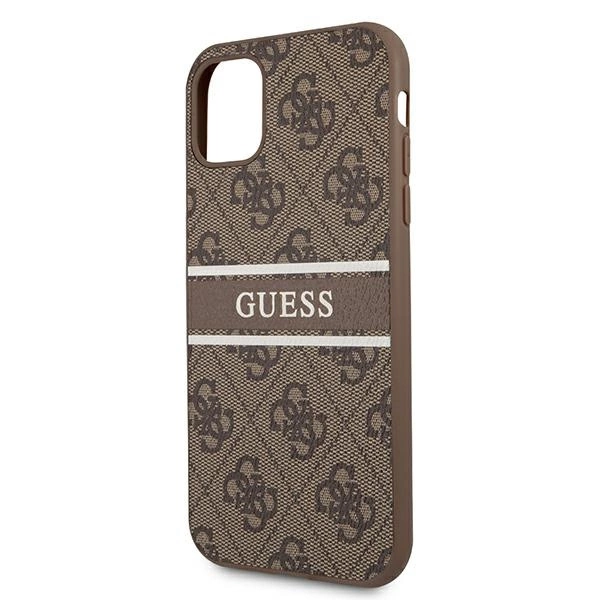 Guess 4G Stripe case for iPhone 11 / Xr 6.1" - browneng