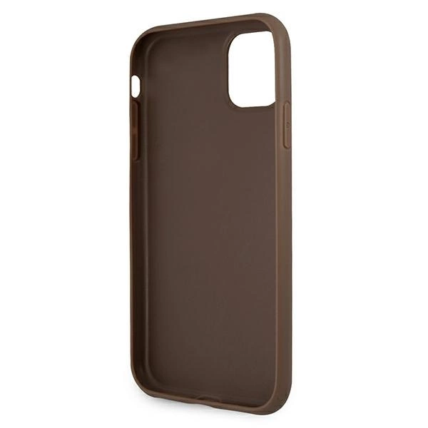 Guess 4G Stripe case for iPhone 11 / Xr 6.1" - browneng
