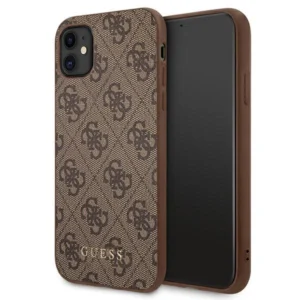 Guess 4G Metal Gold Logo Case for iPhone 11 / Xr 6.1" - Browneng