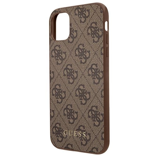 Guess 4G Metal Gold Logo Case for iPhone 11 / Xr 6.1" - Browneng