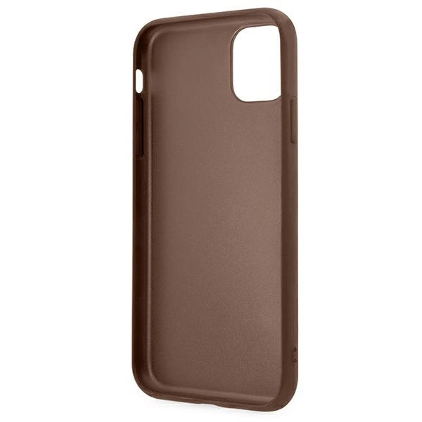 Guess 4G Metal Gold Logo Case for iPhone 11 / Xr 6.1" - Browneng