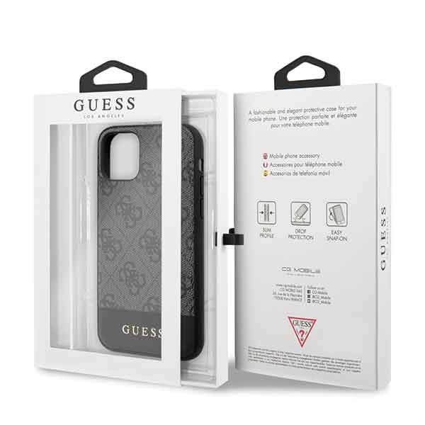 Guess 4G Stripe Collection case for iPhone 11 6.1" / Xr - grayeng