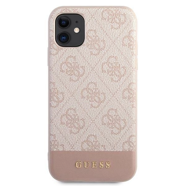 Guess 4G Stripe Collection Case for iPhone 11 / Xr 6.1" - Pinkeng