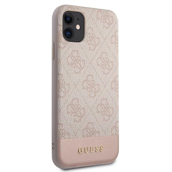 Guess 4G Stripe Collection Case for iPhone 11 / Xr 6.1" - Pinkeng