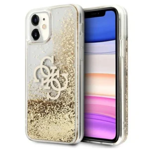Guess 4G Big Liquid Glitter case for iPhone 11 6.1" / Xr - goldeng