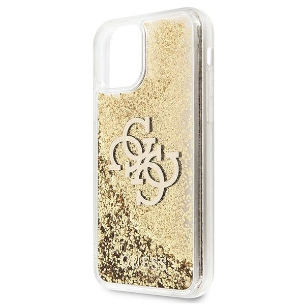 Guess 4G Big Liquid Glitter case for iPhone 11 6.1" / Xr - goldeng
