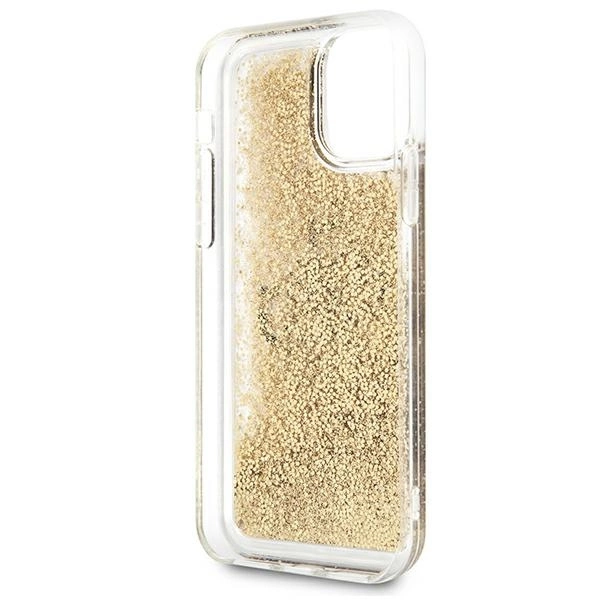 Guess 4G Big Liquid Glitter case for iPhone 11 6.1" / Xr - goldeng