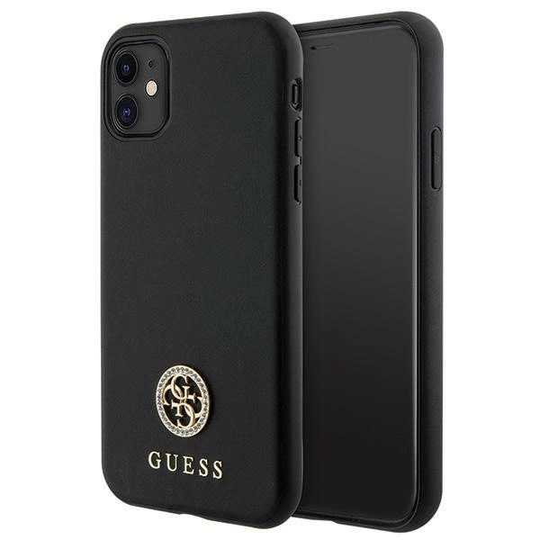 Guess Strass Metal Logo iPhone 11 / Xr 6.1" Case - Blackeng
