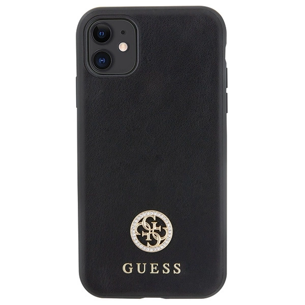 Guess Strass Metal Logo iPhone 11 / Xr 6.1" Case - Blackeng