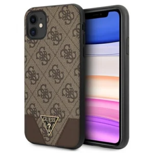 Guess 4G Triangle Collection case for iPhone 11 6.1" / Xr 6.1" - browneng