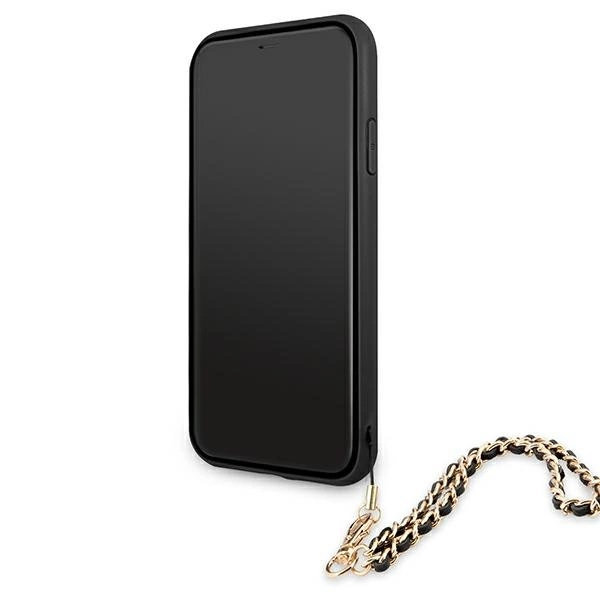 Guess Saffiano Chain case for iPhone 11 6.1" / Xr - blackeng