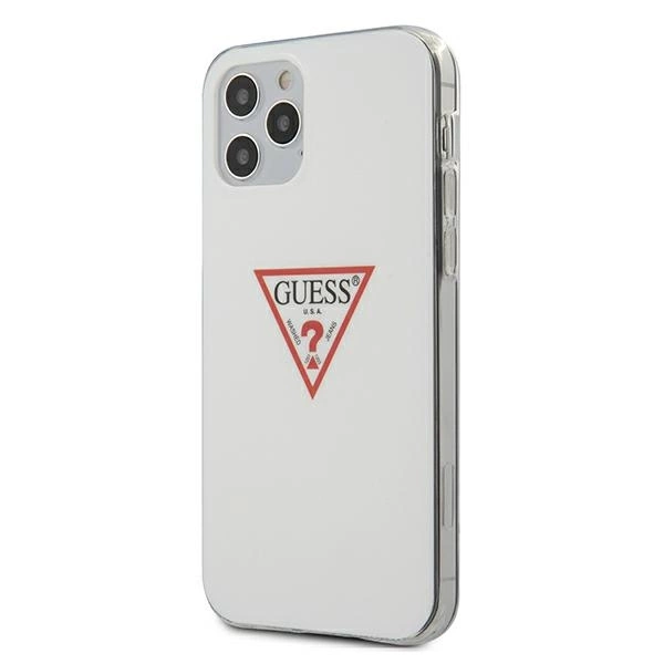 Guess Triangle Collection Case for iPhone 12 Pro Max 6.7" - Whiteeng