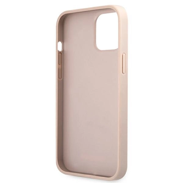Guess 4G Metal Gold Logo Case for iPhone 12 / 12 Pro 6.1" - Pinkeng
