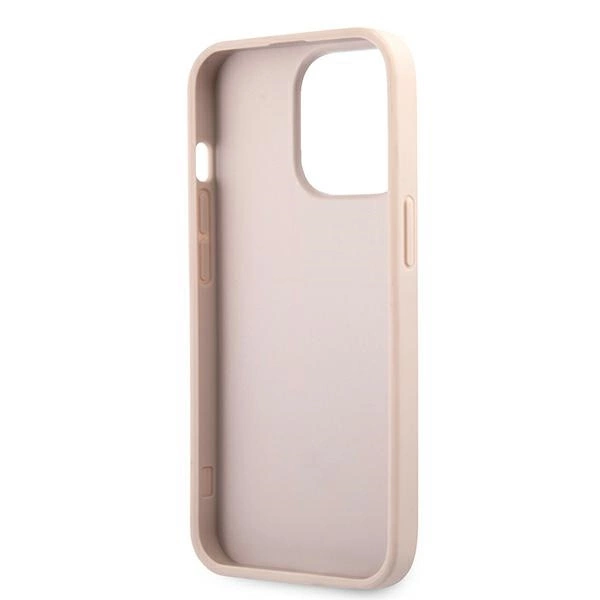 Guess 4G Big Metal Logo Case for iPhone 13 Pro / 13 6.1" - Pinkeng
