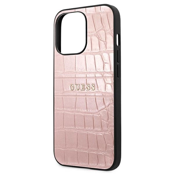 Guess Croco Strap Collection iPhone 13 Pro / 13 6.1" Case - Pinkeng