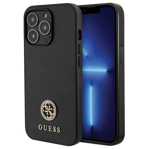 Guess Strass Metal Logo iPhone 13 Pro 6.1" Case - Blackeng