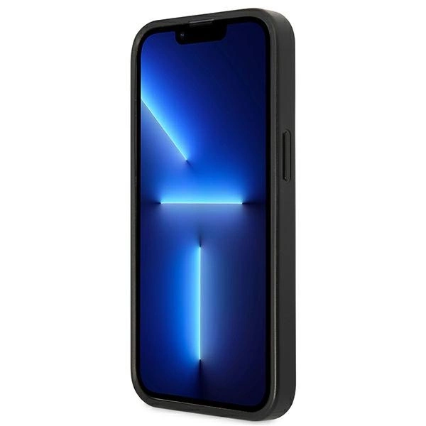 Guess Saffiano 4G Small Metal Logo case for iPhone 13 Pro / 13 6.1" - blackeng