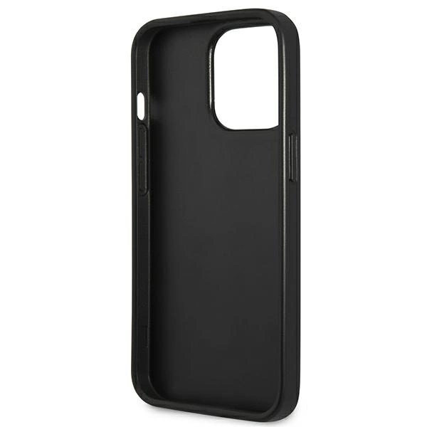 Guess Saffiano 4G Small Metal Logo case for iPhone 13 Pro / 13 6.1" - blackeng