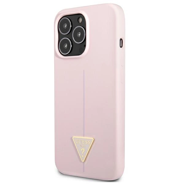 Guess Silicone Triangle Case for iPhone 13 Pro / 13 6.1" - Purpleeng