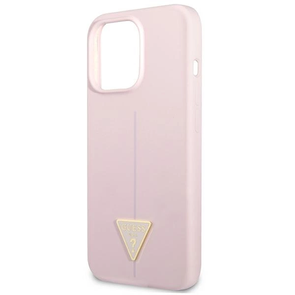Guess Silicone Triangle Case for iPhone 13 Pro / 13 6.1" - Purpleeng