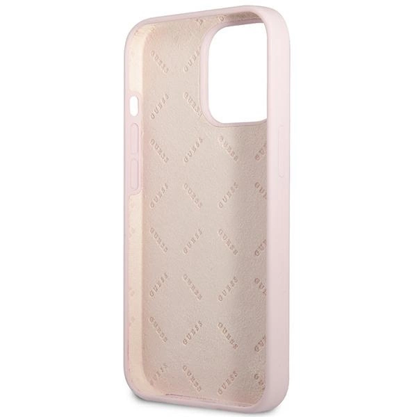 Guess Silicone Triangle Case for iPhone 13 Pro / 13 6.1" - Purpleeng