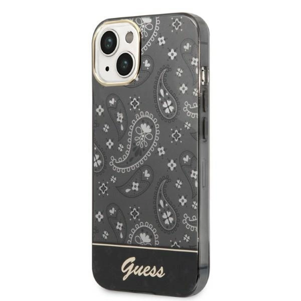 Guess Bandana Paisley Case for iPhone 14 / 15 / 13 6.1" - Blackeng