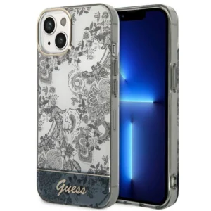 Guess Porcelain Collection iPhone 14 / 15 / 13 6.1" Case - Grayeng