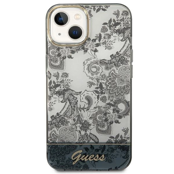Guess Porcelain Collection iPhone 14 / 15 / 13 6.1" Case - Grayeng