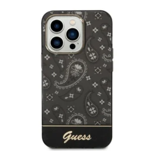 Guess Bandana Paisley Case for iPhone 14 Pro Max 6.7" - Blackeng