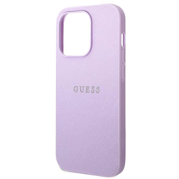 Guess Saffiano Strap Case for iPhone 14 Pro Max 6.7" - Purpleeng
