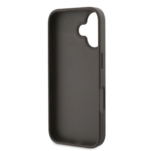 Guess 4G Bottom Stripe Case for iPhone 16 Plus 6.7" - Browneng