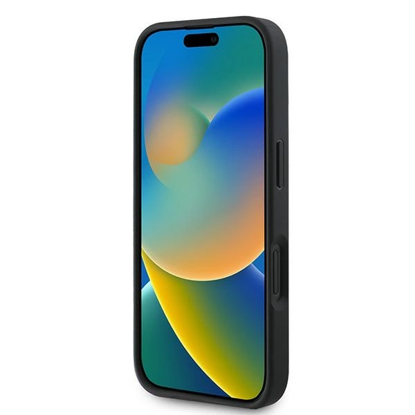 Guess 4G Bottom Stripe Case for iPhone 16 Plus 6.7" - Grayeng