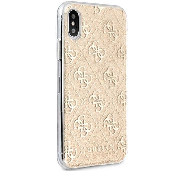 Guess 4G Glitter iPhone X/Xs Case - Goldeng