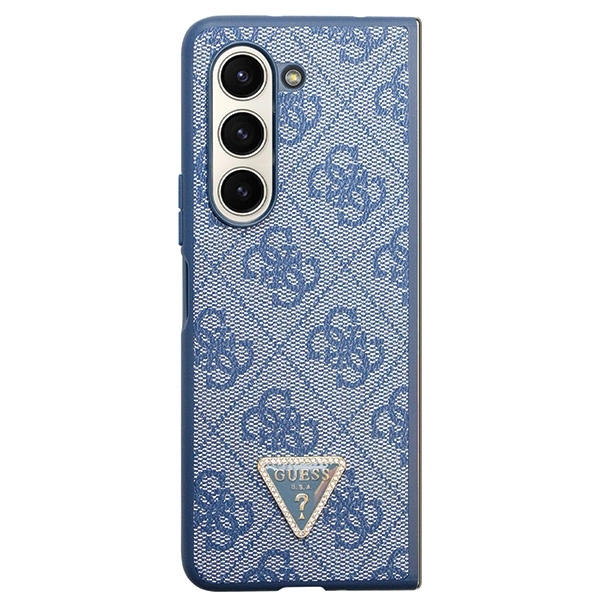 Guess 4G Triangle Strass Case for Samsung Galaxy Z Fold 5 - Blueeng