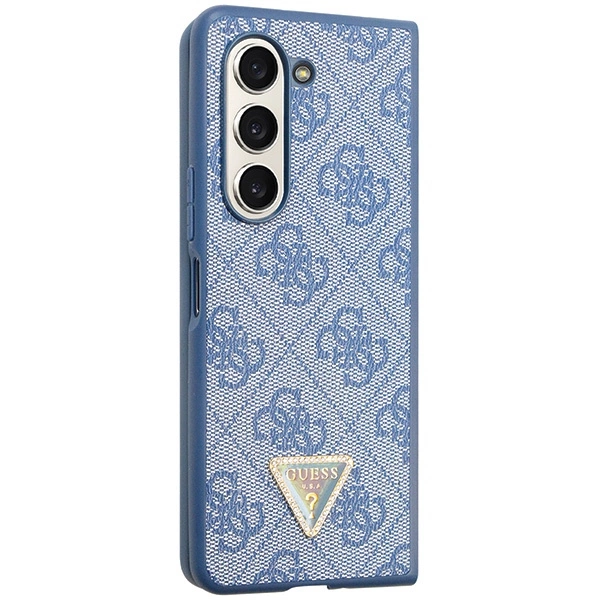 Guess 4G Triangle Strass Case for Samsung Galaxy Z Fold 5 - Blueeng