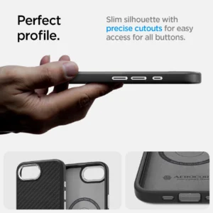 Spigen Enzo Aramid MagSafe iPhone 16e Case - Blackeng