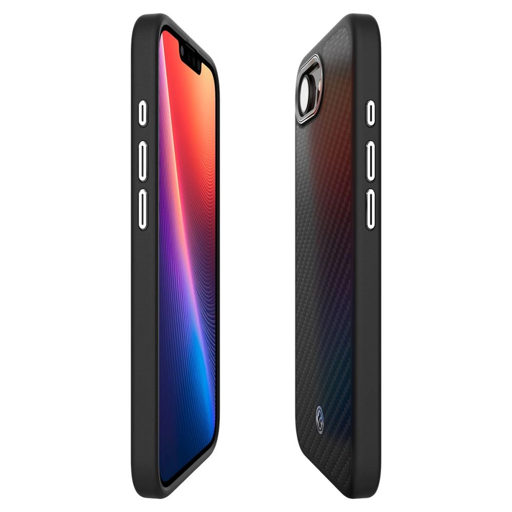 Spigen Enzo Aramid MagSafe iPhone 16e Case - Blackeng