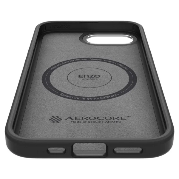 Spigen Enzo Aramid MagSafe iPhone 16e Case - Blackeng