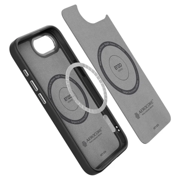 Spigen Enzo Aramid MagSafe iPhone 16e Case - Blackeng