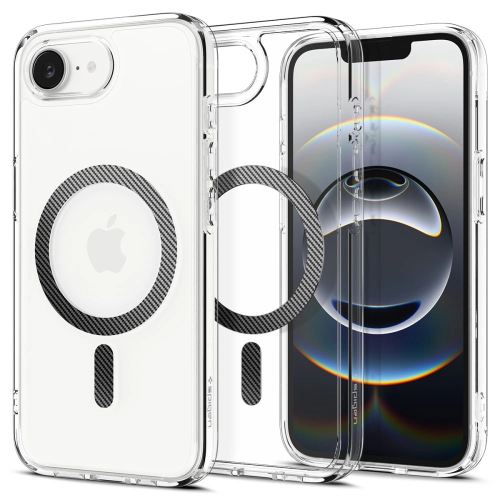 Spigen Ultra Hybrid MagSafe iPhone 16e Carbon Fiber Case - Cleareng