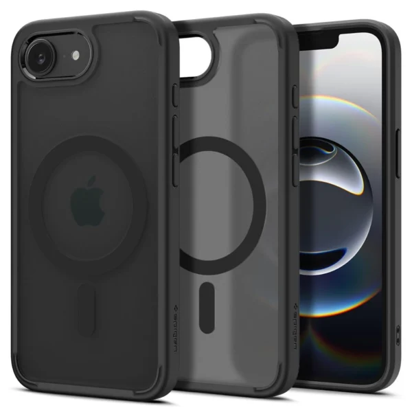 Spigen Ultra Hybrid MagSafe iPhone 16e Case - Black, Translucenteng