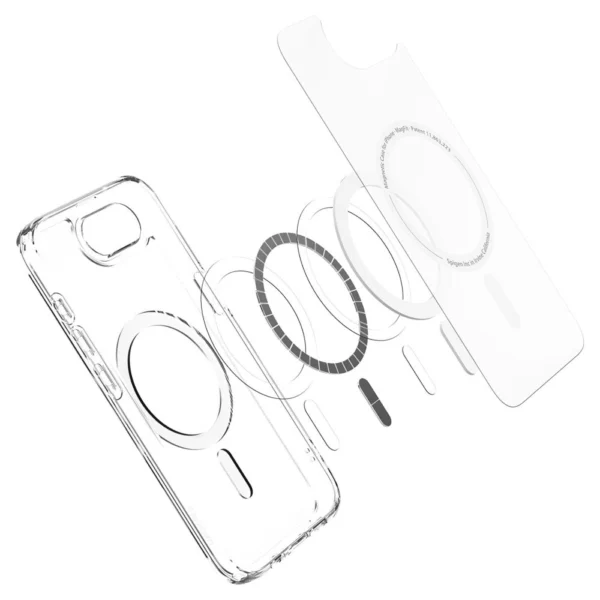 Spigen Ultra Hybrid MagSafe iPhone 16e Case - White, Translucenteng
