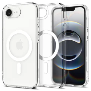 Spigen Ultra Hybrid MagSafe iPhone 16e Case - White, Translucenteng